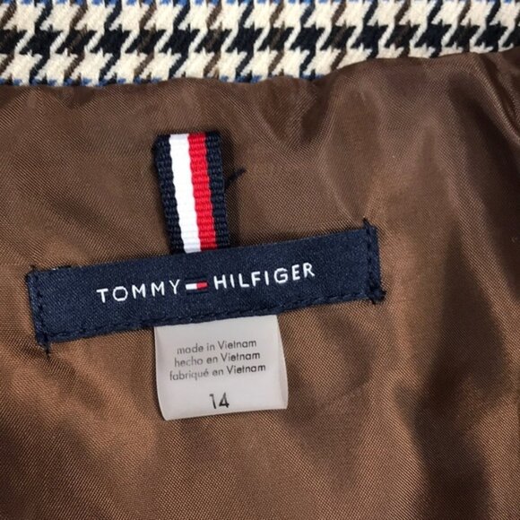 Tommy Hilfiger Two-Button Houndstooth Blazer PLUS - Picture 6 of 10